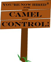 You're now HIRED* for CAMELCONTROL